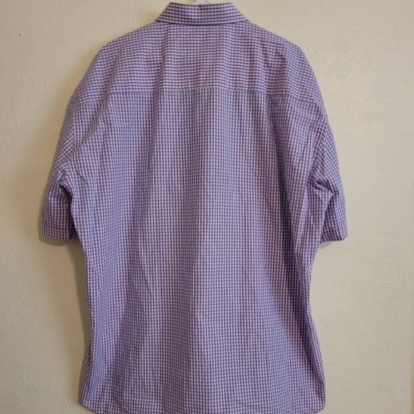 Benetii Classic Short Sleeve Plaid Button Down - Picture 6 of 6